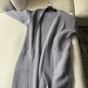 Gray Women's Open Front Cardigan
